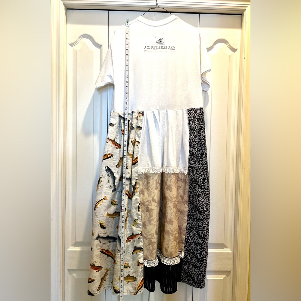 Treasuretees Dress an Up-cycled t-shirt made into a fabulous dress for summer!